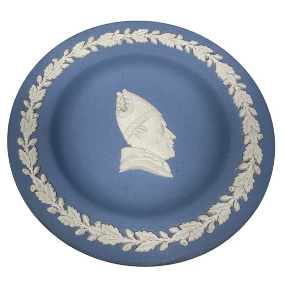 Vintage Wedgwood Jasperware Black Blue Ashtray Trinket Dish Aurora Saint Lot 2 - Picture 4 of 7